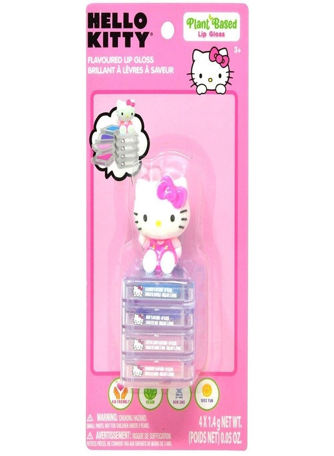 Hello Kitty Flavoured Lip Gloss Stackable Set